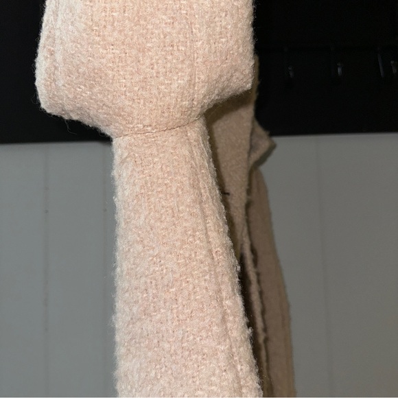 Zara trafaluc pink wool coat - Picture 7 of 11